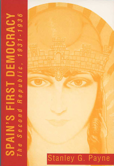 Payne's book is red and orange, with a large orange illustration of a woman's face