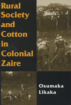 Workers hoeing cotton fields in colonial Zaire under supervision