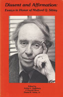 Cover of book is red with a black and white photograph of Sibley.