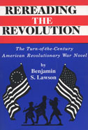 Cover of book is navy blue with a red/white striped flag at the top.