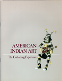 cover of American Indian art is illustrated with what appears to be