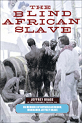 cover of teh Brace book is illustrated with a painting of four slaves on the deck of a slave ship. A slaver is also there. 