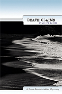 cover of Death Claims is illustrated by water rushing in on a beach