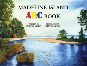 Henry's book is illustrated with a painting of a bay on Madeline Island.