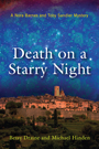 book cover showing medival city scape under a clear night sky with costellations superimposed over the stars
