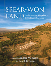 Book cover showing ruins in a landscape