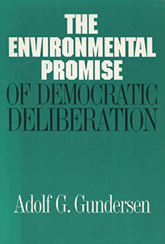 Gundersen's book is green with the title and author in black and white
