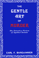 Cover of the Christie book is simple - blue with the word murder in red.