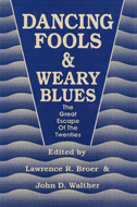 Cover of book is blue with blue and yellow wavy lines in the background.