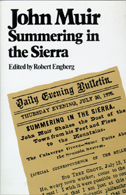 cover of Engberg's book is illustrated with a brownish newspaper clipping of one of Muir's articles