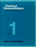 cover of Chemical Demonstrations 1 is blue with a large number 1.