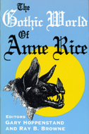 cover of the Rice book has an illustration of an ugly bat's head and a yellow moon