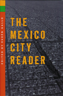 Cover is an aerial image of Mexico City with yellow title text