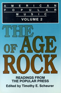 Cover is light blue with The Age of Rock in brown text.