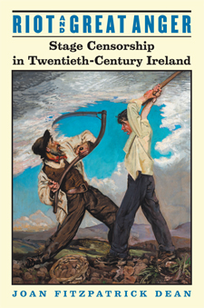 The cover of Dean's book is illustrated with an image of a father and son battling with a scythe and shovel.