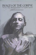 Cover of book is gray with a painted image of a person crossing their arms.