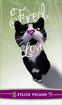 Cover of Fred in Love shows a black and white cat like many of us have owned at one time.