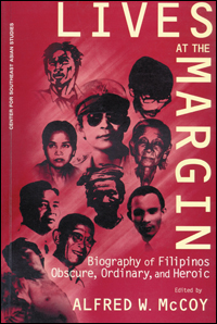 Portraits of Filipinos on red background
