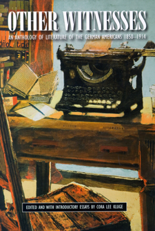 The cover shows a typewriter on a desk beside an open book. The typewriter is one of the title "Witnesses" as it appears to have an eye.