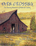 the cover of Bushnell's book is illustrated by a painting of an old barn, with two children in front of it.