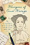 Whispers of Cruel Wrongs: Cover showing a line drawing of Louisa Jacobs atop a manilla background, with cropped letters and envelopes lingering on the edges of the page. 