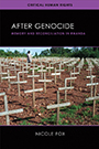 After Genocide: cover showing a photograph of rows of simple wooden crosses. Photograph by Ricardo Mazalan.