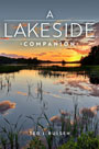 A Lakeside Companion: cover showing a serene photo of a lake at sunset, the title text in delicate, white font hovering in the sky.