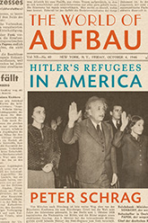 Cover of The World of Aufbau showing Albert Einstein and other persons