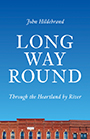 Long Way Round: cover art of a blue sky above a red building, the title text taking up most of the space.