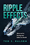 Ripple Effects: cover showing an arial photo of a speed boat creating a wake in a body of water. The title text hovers above the boat in striking teal font.