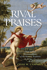 Rival Praises: cover depicting a painting of cupid pointing an arrow at an archer with a halo.