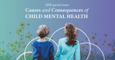 JHR Special Issue Call: Causes and Consequences of Child Mental Health