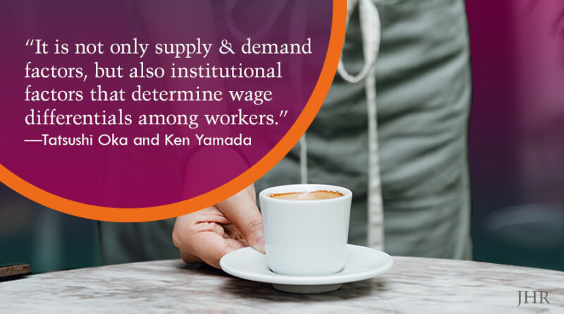 It is not only supply and demand factors but also institutional factors that determine wage differentials among workers.