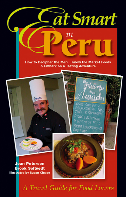 cover is image of chief and food in Peru. For use in print publicity.